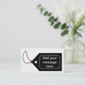 Étiquette noire (Debout devant)