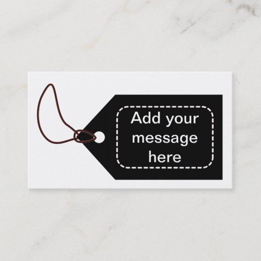 Étiquette noire (Devant)