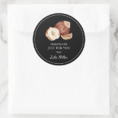 Étiquette noisette fait maison rien que pour vous (Sac)