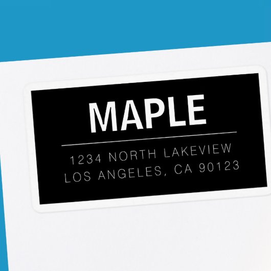 Étiquette Nom de famille en gras ou marque commerciale | Tex