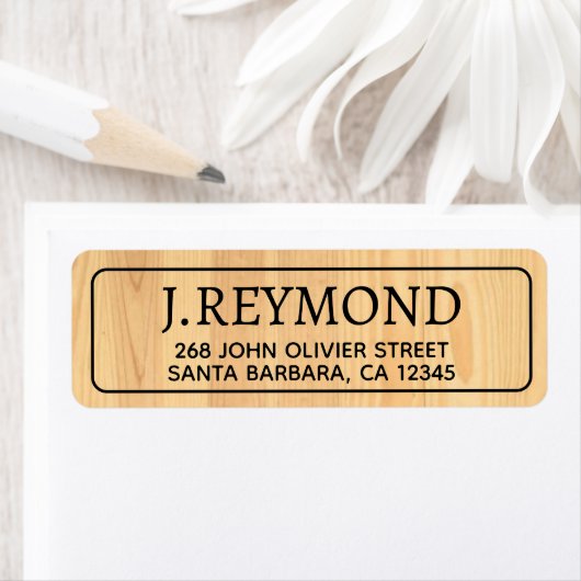 Étiquette Nom de famille ou de l'entreprise | nom de famille (En situation)