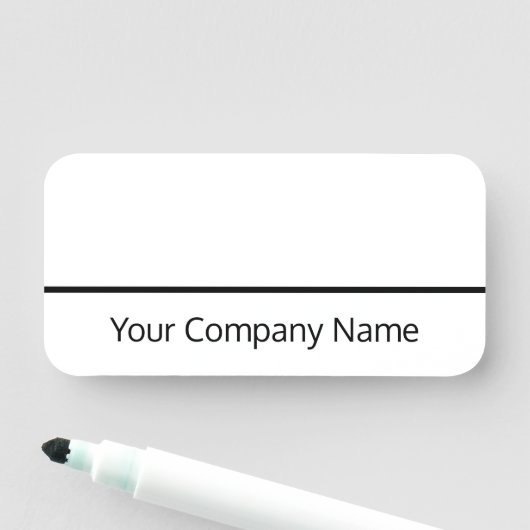 Étiquette Nom de l'effacement sec pour l'employé o (En situation)