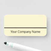 Étiquette Nom de l'effacement sec pour l'employé o (En situation)