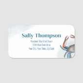 Étiquette Nom de l'employé du restaurant (Devant)