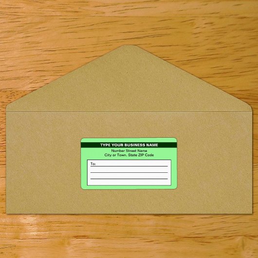 Étiquette Nom de marque en surbrillance sur la livraison ver