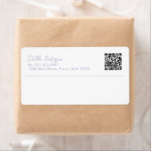 Étiquette Nom simple élégant Moderne (En situation)