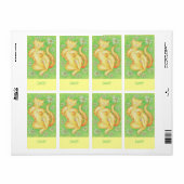 Étiquette "Nom" Sun Lover (Feuille entière)