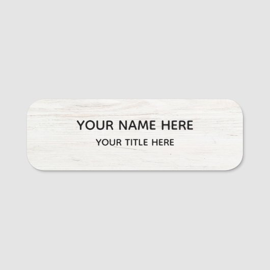 Étiquette nominative avec pin de sécurité magnétiq (Devant)
