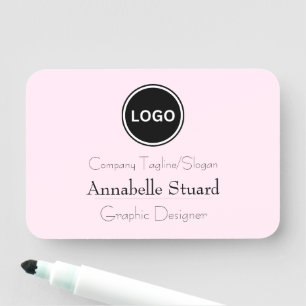 Étiquette nominative de classe corporative moderne