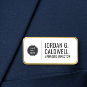 Étiquette nominative personnalisée avec logo Bad
