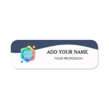 Étiquette nominative personnalisée avec logo & Épi
