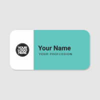 Étiquette nominative personnalisée grande avec log