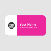 Étiquette nominative personnalisée grande broche o