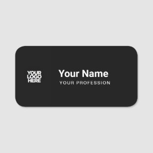Étiquette nominative personnalisée grande broche o