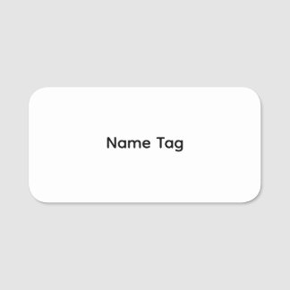 Étiquette nominative personnalisée simple | Tablea