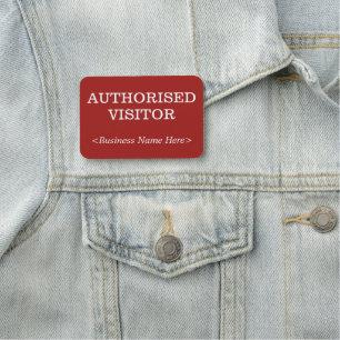 Étiquette nommée de base "A AUTORISÉ VISITEUR"