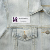 Étiquette nommée vétérinaire d'empreinte de patte (En situation)