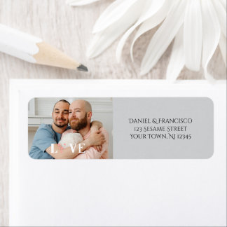 Étiquette Noms de photos personnalisés & Dates Adresse de re