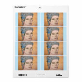 Étiquette Norwegian Girl (Feuille entière)