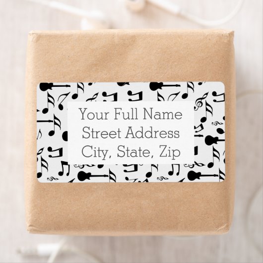 Étiquette Notes musicales - Conception de partitions (En situation)