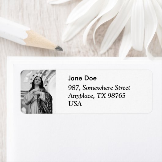 Étiquette Notre Dame de la Conception (En situation)