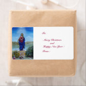 Étiquette NOTRE DAME DE LA LUMIÈRE Vierge de l'Immaculée Con (En situation)