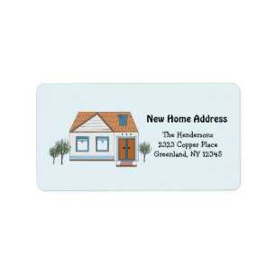 Étiquette Notre maison élégante Nouvelle adresse