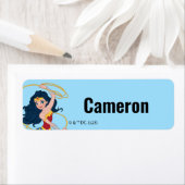 Étiquette Notre Petite Femme Merveilleuse (En situation)