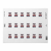 Étiquette Nouilles de Panda (Feuille entière)
