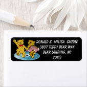 Étiquette Nounours DANSEURS (En situation)