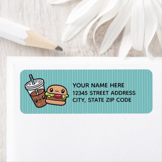 Étiquette Nourriture malsaine (En situation)