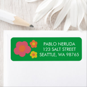 Étiquette Nourriture super Cute CUSTOM Adresse de retour