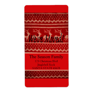 Étiquette Nous avons bougé ! Douleur de Noël moche