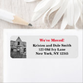 Étiquette Nous avons déménagé une vieille maison Dilapidée (En situation)