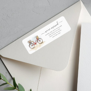 Étiquette Nous avons déplacé Boho Chic Moving Adresse de ret