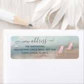 Étiquette Nous avons déplacé Plage Nouvelle Adresse Déplacer (En situation)