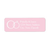 Étiquette Nous faisons Mariage (Devant)