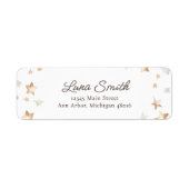 Étiquette Nous Pouvons Attendre Rapidement Le Retour De La D (Devant)