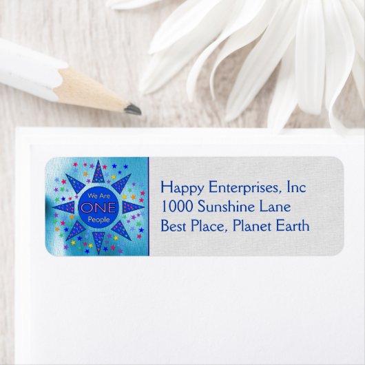 Étiquette Nous Sommes Un Peuple (En situation)