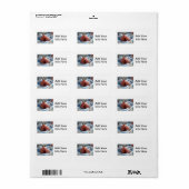 Étiquette Nouveau-né bébé garçon (Feuille entière)