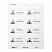 Étiquette Nouveaux T-shirts et cadeaux de sourire de (Feuille entière)