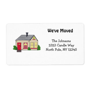 Étiquette Nouvelle adresse de domicile