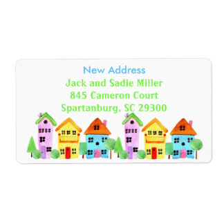 Étiquette Nouvelle adresse Réchauffement des ménages Voisina