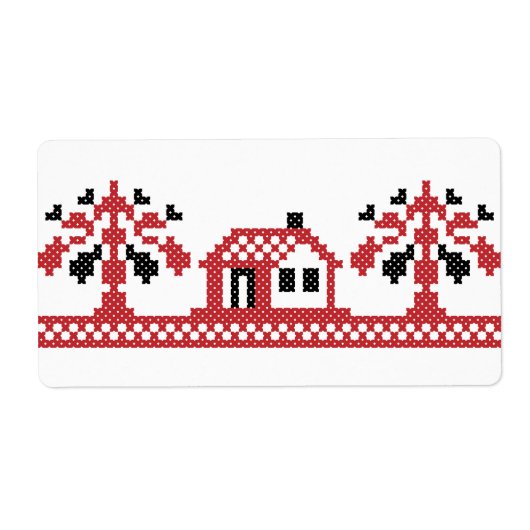 Étiquette Nouvelle maison (Devant)