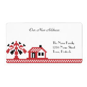 Étiquette Nouvelle maison (Devant)