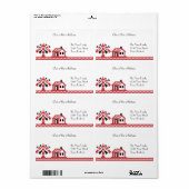 Étiquette Nouvelle maison (Feuille entière)