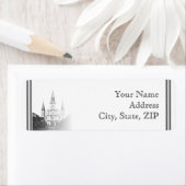 Étiquette Nouvelle-Orléans Adresse de retour de destination (En situation)