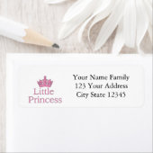 Étiquette Nouvelle Princesse - un Bébé Royal ! (En situation)