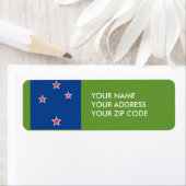 Étiquette Nouvelle-Zélande (En situation)