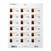 Étiquette Novena Tracker, Mary Undoer of Knots (Feuille entière)